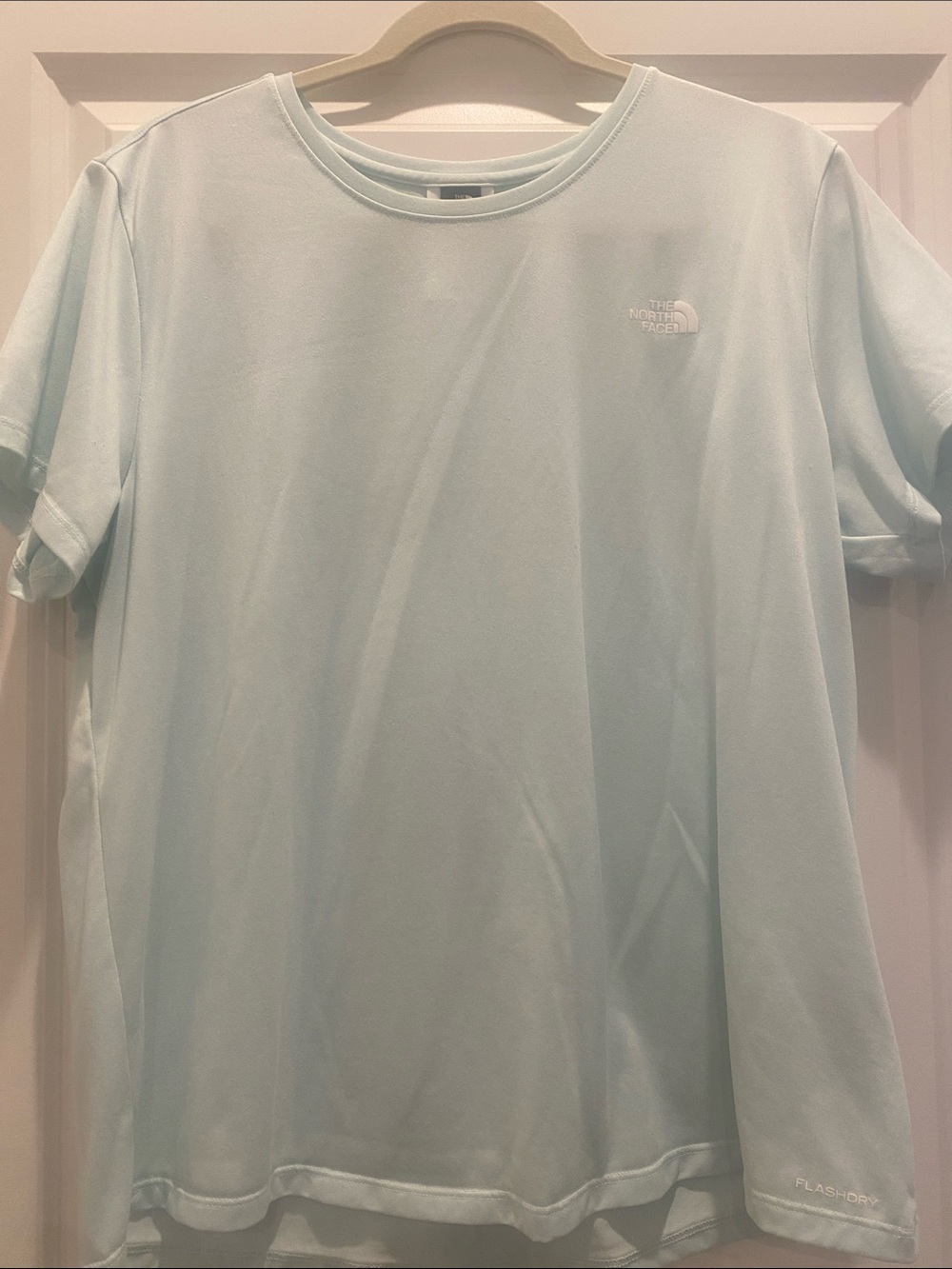 The North Face Light Blue Short-Sleeve Performance Tee